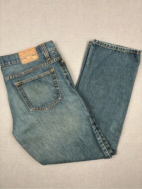 VTG Ufo Relaxed Fit Blue Men’s 38 Jeans Washed Denim Pants